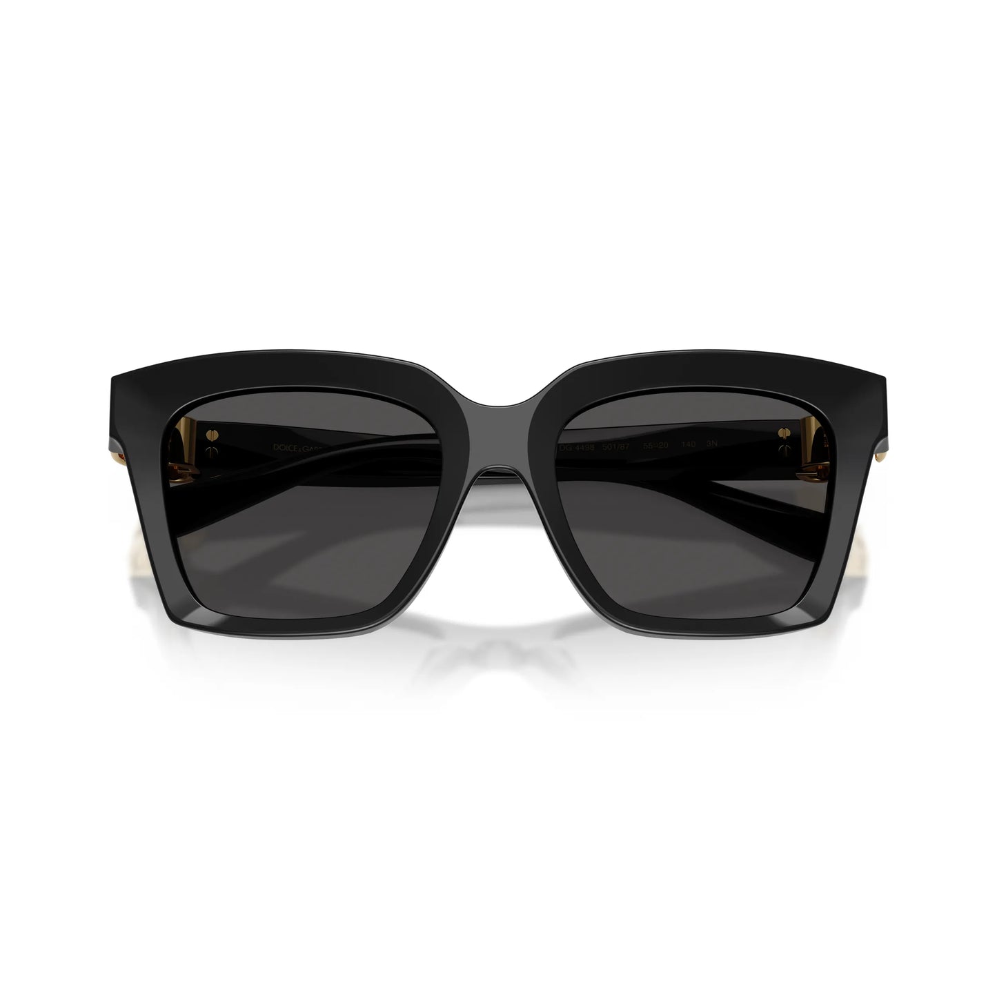 Occhiali da sole Dolce & Gabbana DG4498 501/87 neri rettangolari