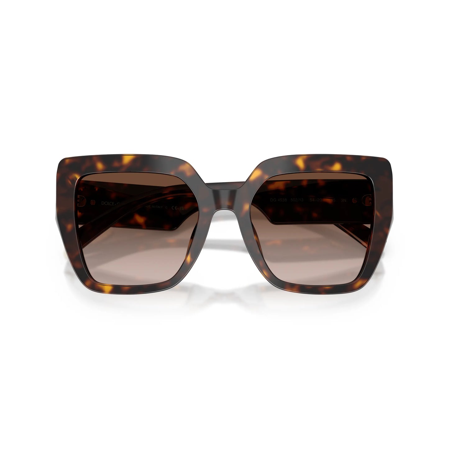 Occhiali da sole Dolce & Gabbana DG4538 502/13 Havana squadrati