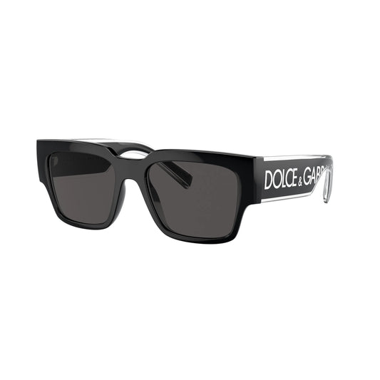 Occhiali da sole Dolce & Gabbana DG6184 501/87 Black rettangolari