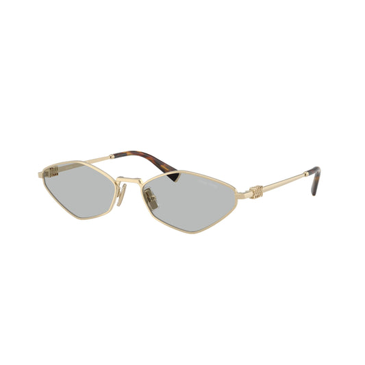 Lunettes de soleil Miu Miu MU 56ZS ZVN50K Or/Gris clair