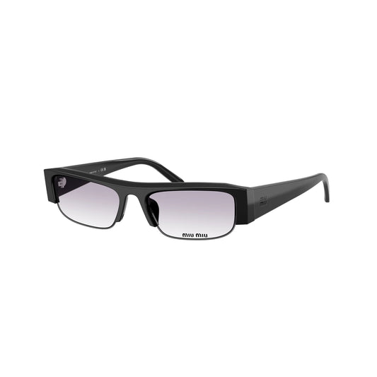 Lunettes de soleil Miu Miu MU B07S 16K04O Noir rectangulaire