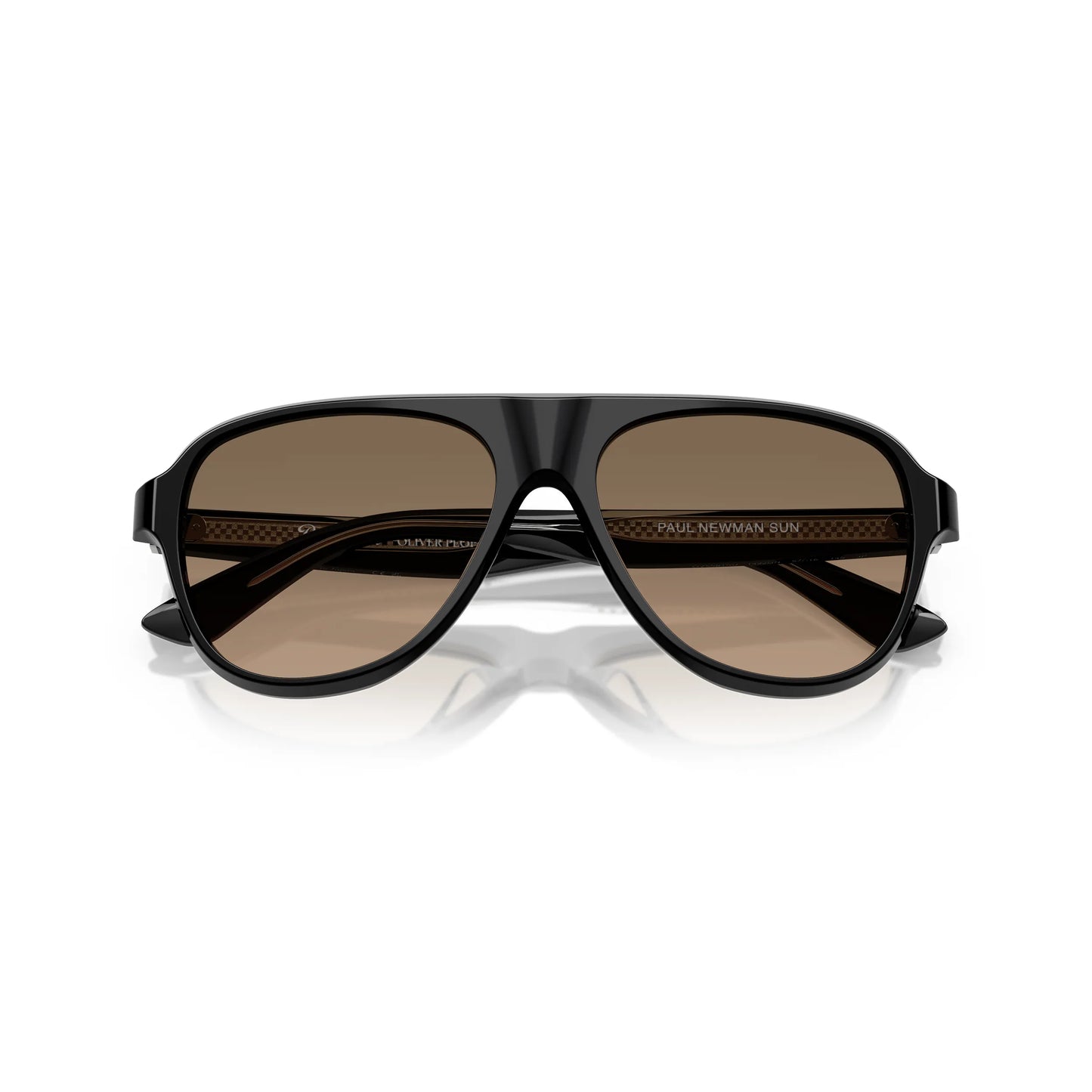 Lunettes de soleil aviateur polarisées Oliver Peoples OV5581SU 1492GN Paul Newman Black Sandstone