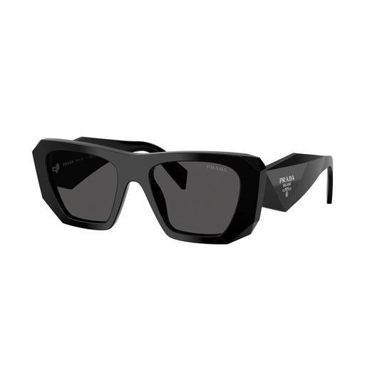 Lunettes de soleil Prada PR B18S 16K08Z Noir Gris carrées