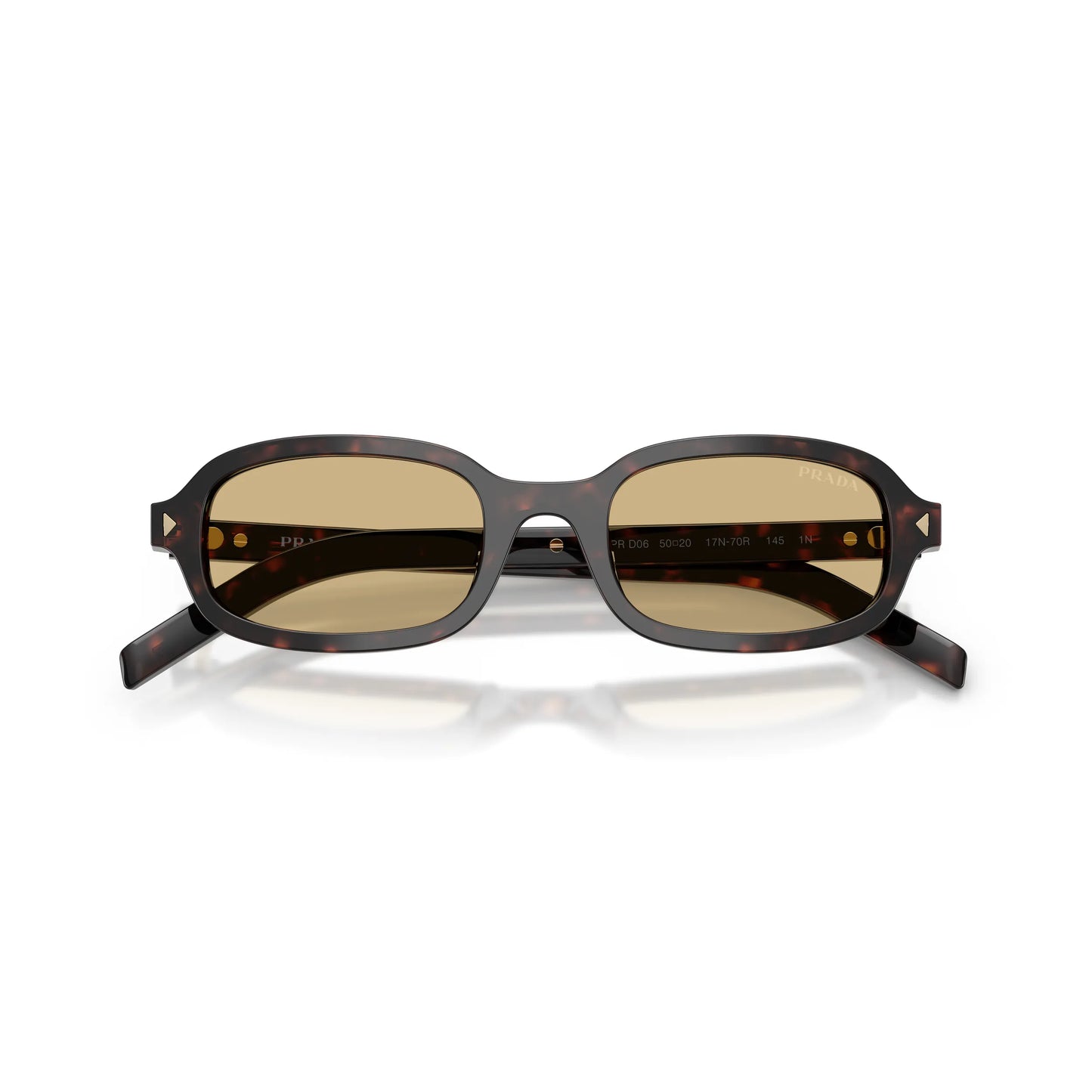 Occhiali da sole Prada PR D06S 17N70R Root Tartarugato Brown ovali