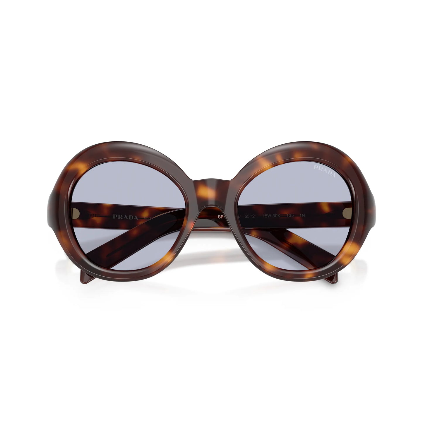 Occhiali da sole Prada PR D08SU 15W30X Tartarugato Classico Ultraviolet rotondi