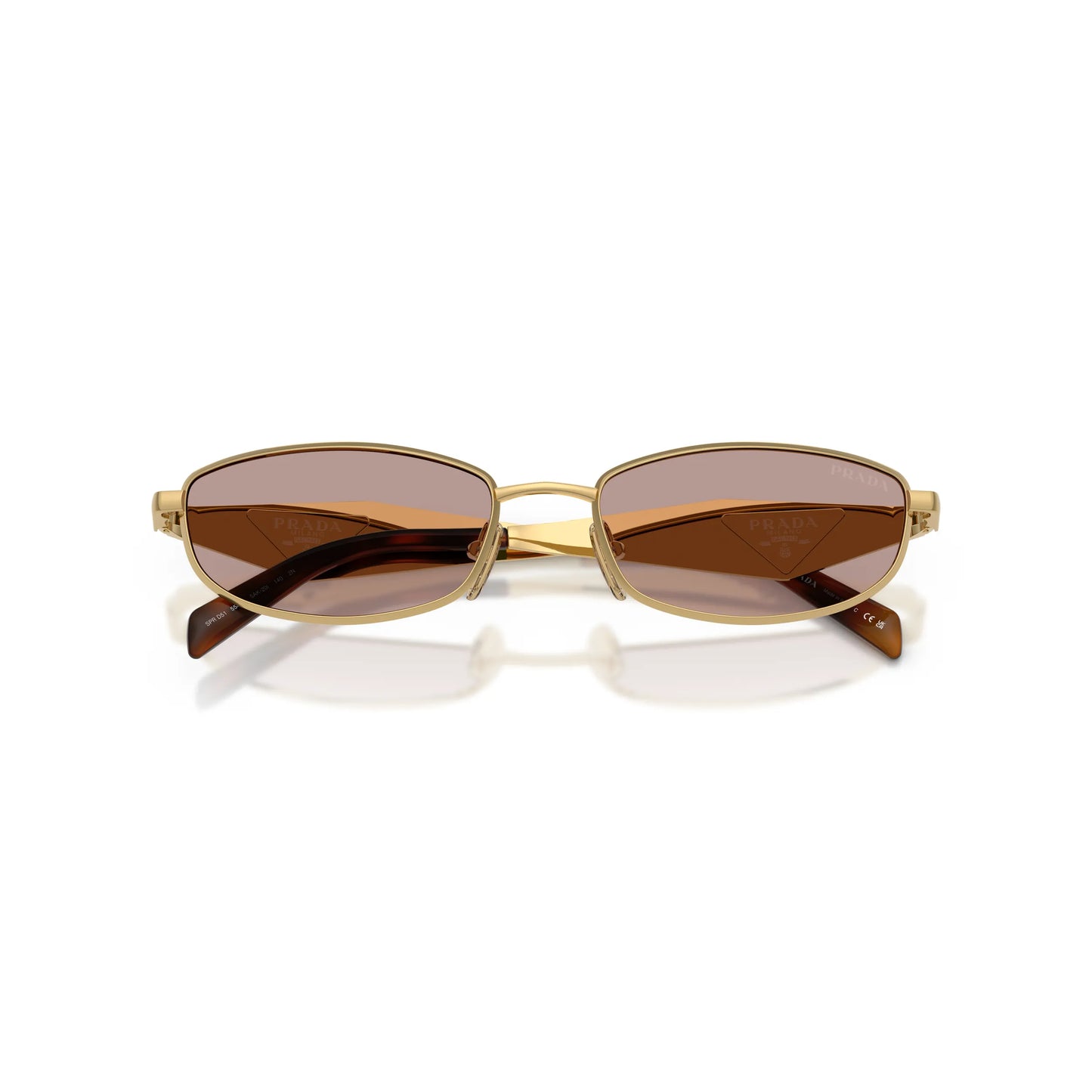 Occhiali da sole Prada PR D51S 5AK20I Oro ovale