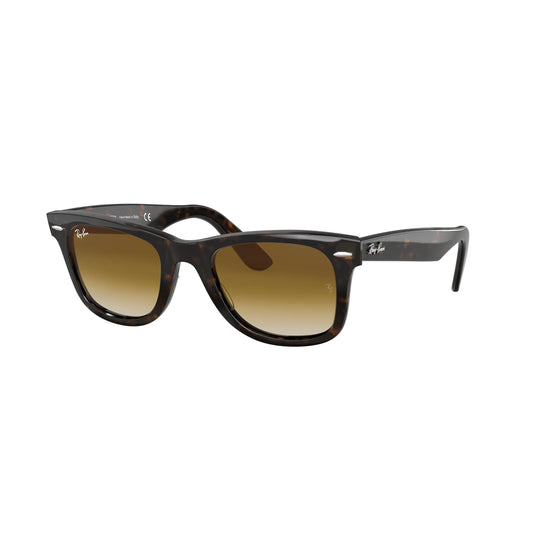 Lunettes de soleil Ray-Ban Wayfarer RB2140 902/51 havane-marron clair