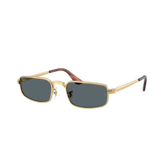Lunettes de soleil Ray-Ban A$AP Rocky RB3927 001/R5 Gold Blue rectangulaires