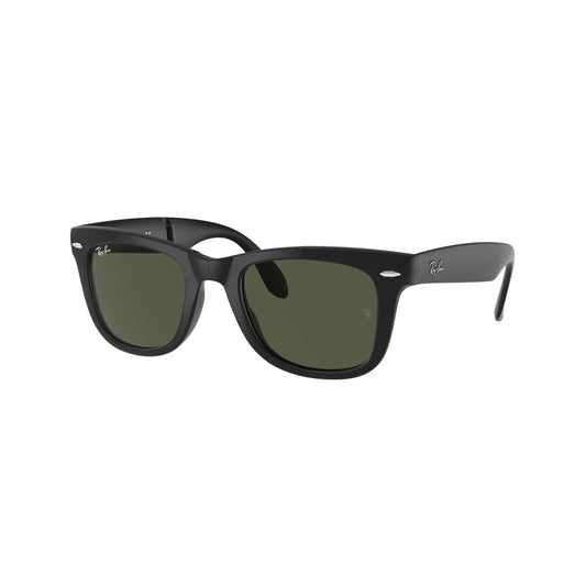 Lunettes de soleil pliables Ray-Ban Folding Wayfarer RB4105 601S noires G-15