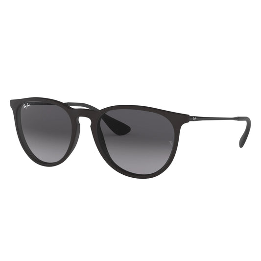 Lunettes de soleil Ray-Ban Erika RB4171 622/8G Noir-Dégradé gris