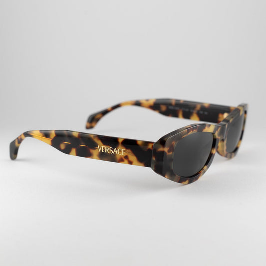 Occhiale da sole Versace MOD.4487 777/87 Havana - lato - Shop Ottica Mineo