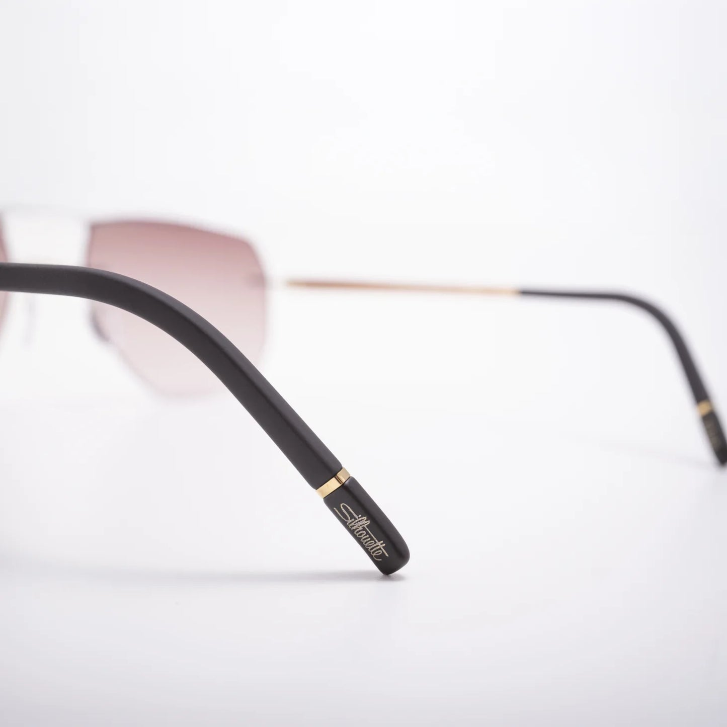 Occhiale da sole Silhouette Rincon 8746 75 7620 Gold / Darkbrown - dettaglio - Shop Ottica Mineo