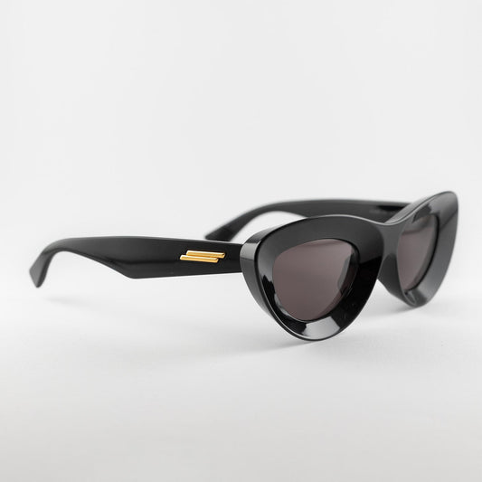 Occhiale da sole Bottega Veneta BV1325S 001 Black - lato - Shop Ottica Mineo