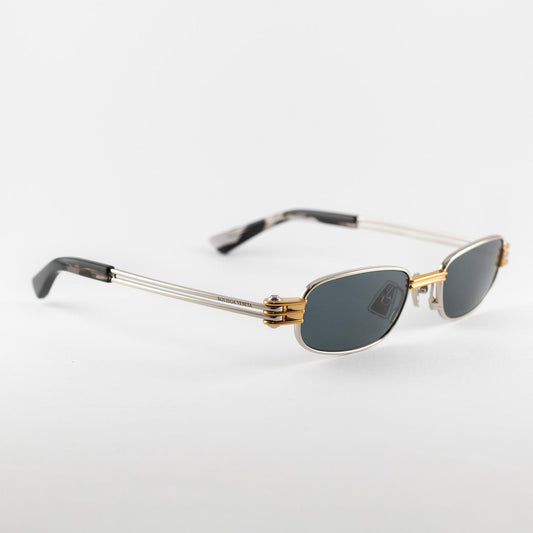 Occhiale da sole Bottega Veneta BV1381S 003 Blu - lato - Shop Ottica Mineo