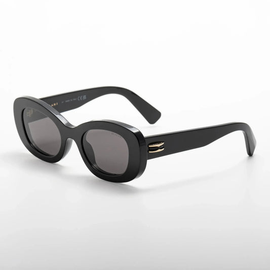 Occhiale da sole Bulgari BV40039I 01A Black - lato - Shop Ottica Mineo