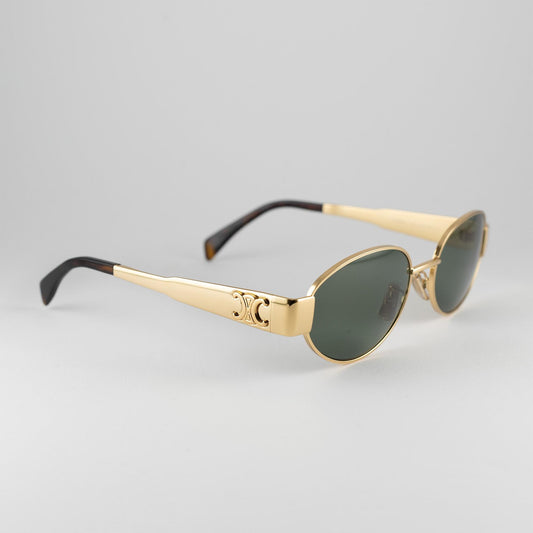 Occhiale da sole Celine CL40235U 30N Gold - lato - Shop Ottica Mineo