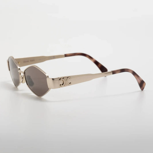 Occhiale da sole Celine CL40254U 28A Gold rose - lato - Shop Ottica Mineo