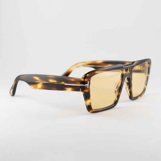 Occhiale da sole Tom Ford TF1153 52E Havana - lato - Shop Ottica Mineo