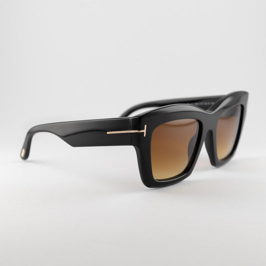 Occhiale da sole Tom Ford TF1191 01F Black - lato - Shop Ottica Mineo