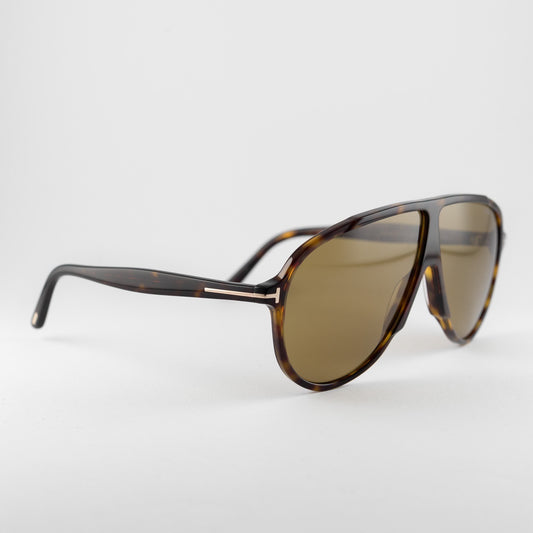 Lunettes de soleil Tom Ford TF1211 52N Havana Aviateur