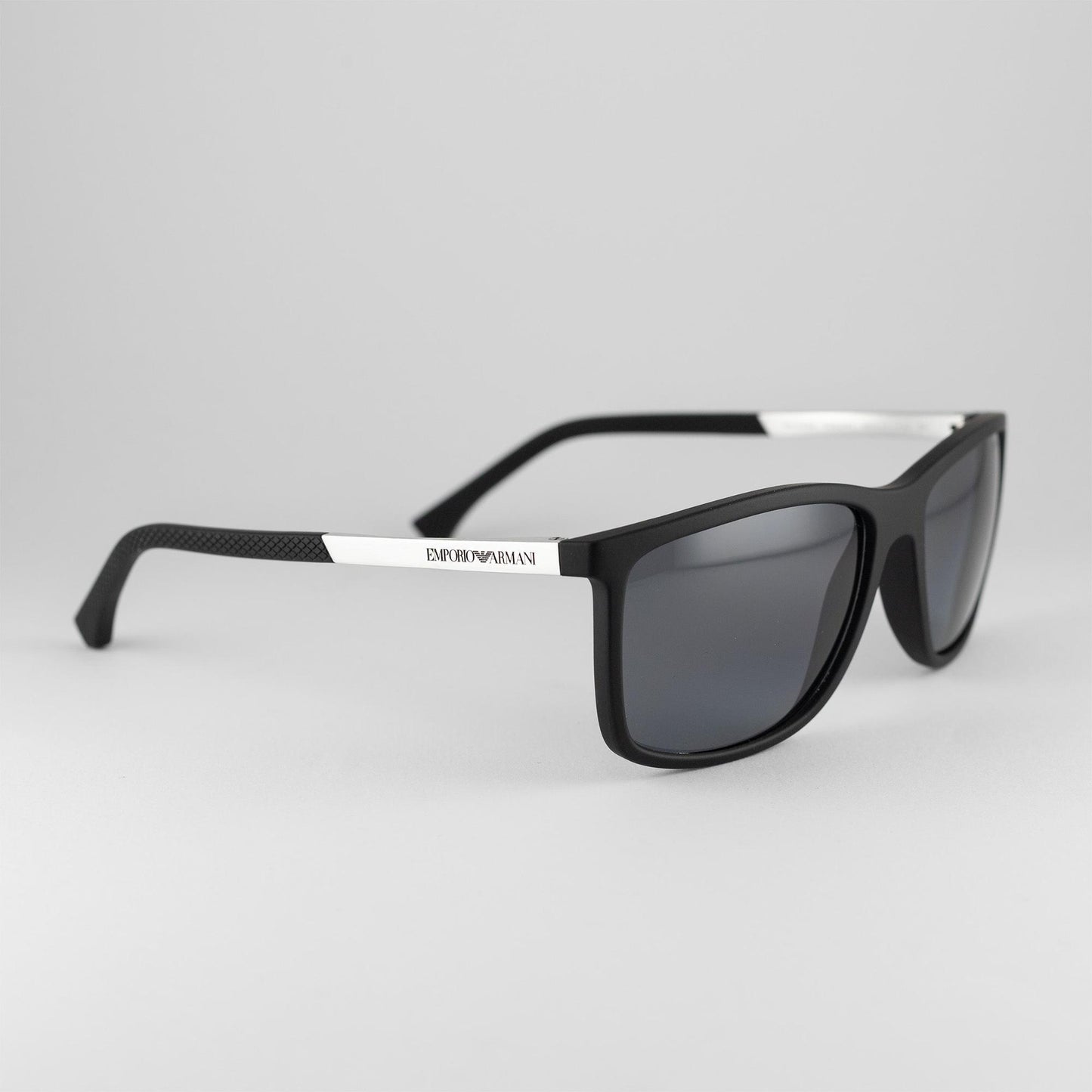 Occhiale da sole Emporio Armani EA4058 5063/81 Black - lato - Shop Ottica Mineo