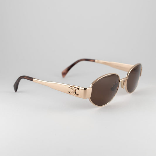 Occhiale da sole Celine CL40235U 28E Gold Rose - lato - Shop Ottica Mineo