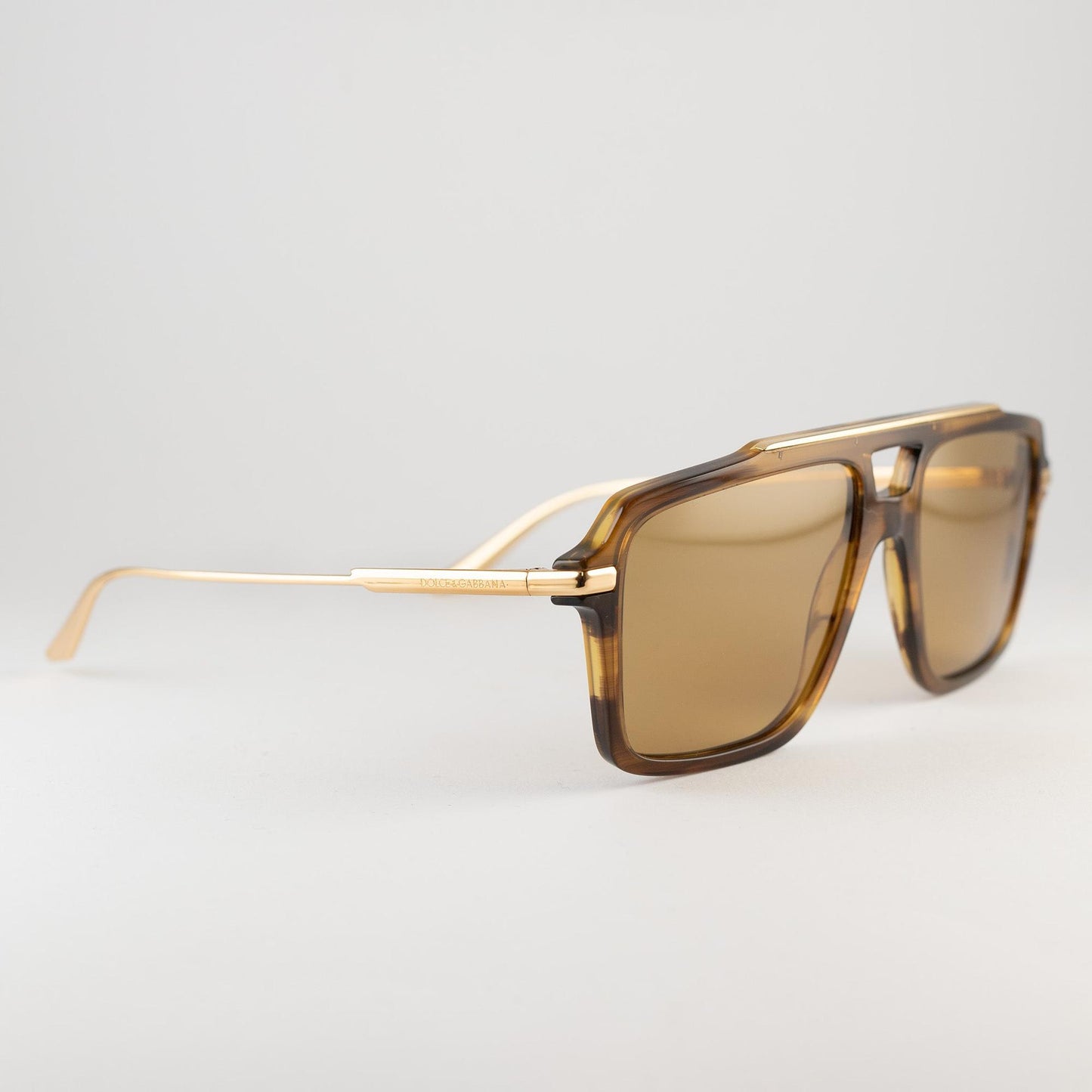 Occhiale da sole D&G DG4477 3446/73 Havana - lato - Shop Ottica Mineo