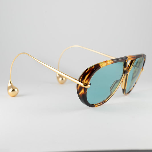 Occhiale da sole Bottega Veneta BV1273S 007 Havana - lato - Shop Ottica Mineo