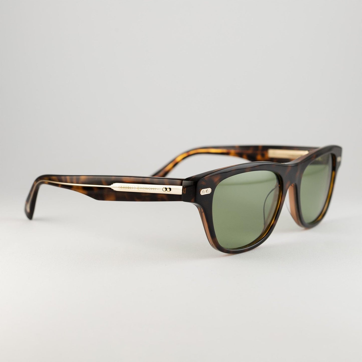 Occhiale da sole Brunello Cucinelli BC3005S 1015/52 Havana Mogano - lato - Shop Ottica Mineo