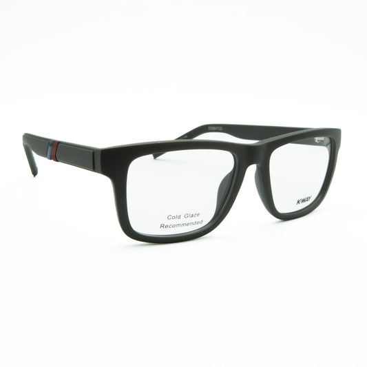 Occhiale da vista K-way KW5025 097 Verde scuro opaco - lato - Shop Ottica Mineo