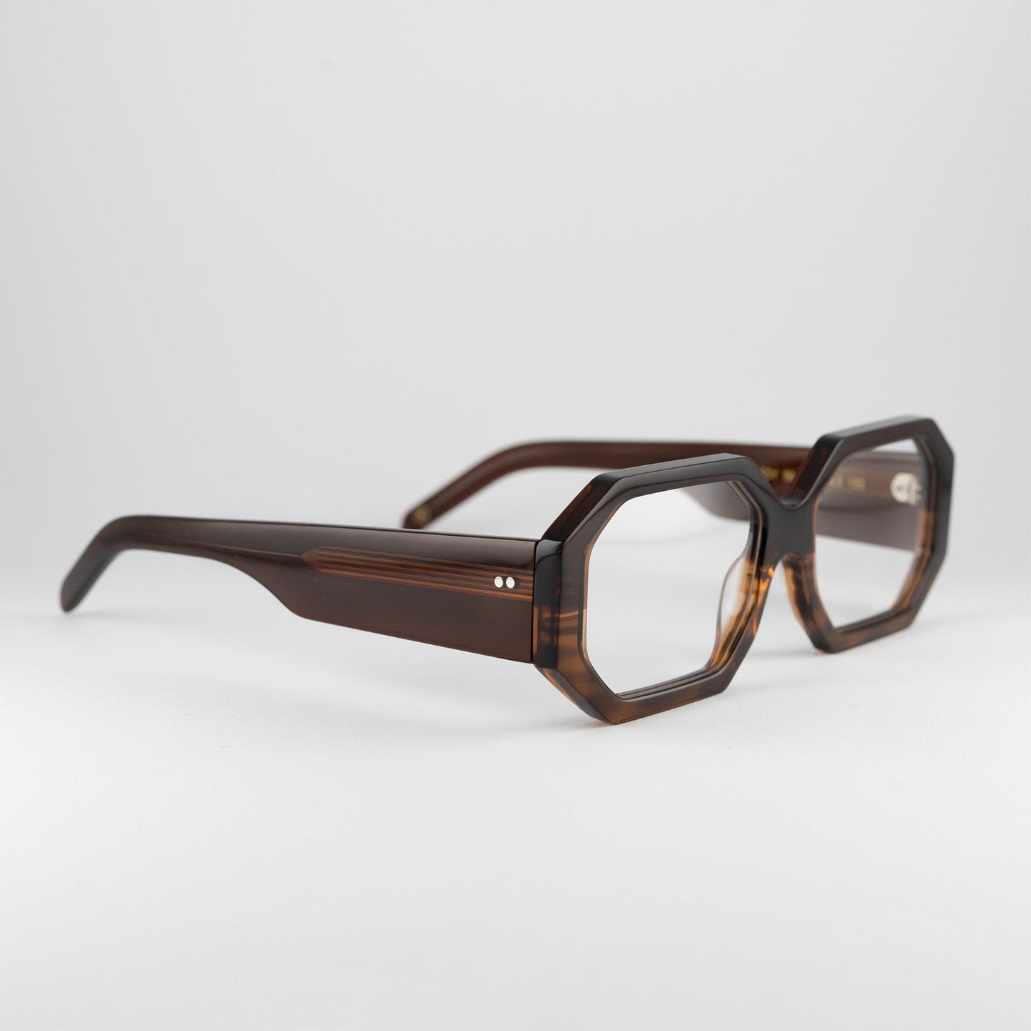 Occhiale da vista Lesca Lunetier LADY 59 Brown - lato - Shop Ottica Mineo