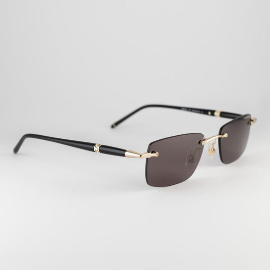 Occhiale da sole Montblanc MB0344S 001 Black - lato - Shop Ottica Mineo
