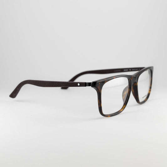 Occhiale da vista Montblanc MB0359O 002 Havana - lato - Shop Ottica Mineo