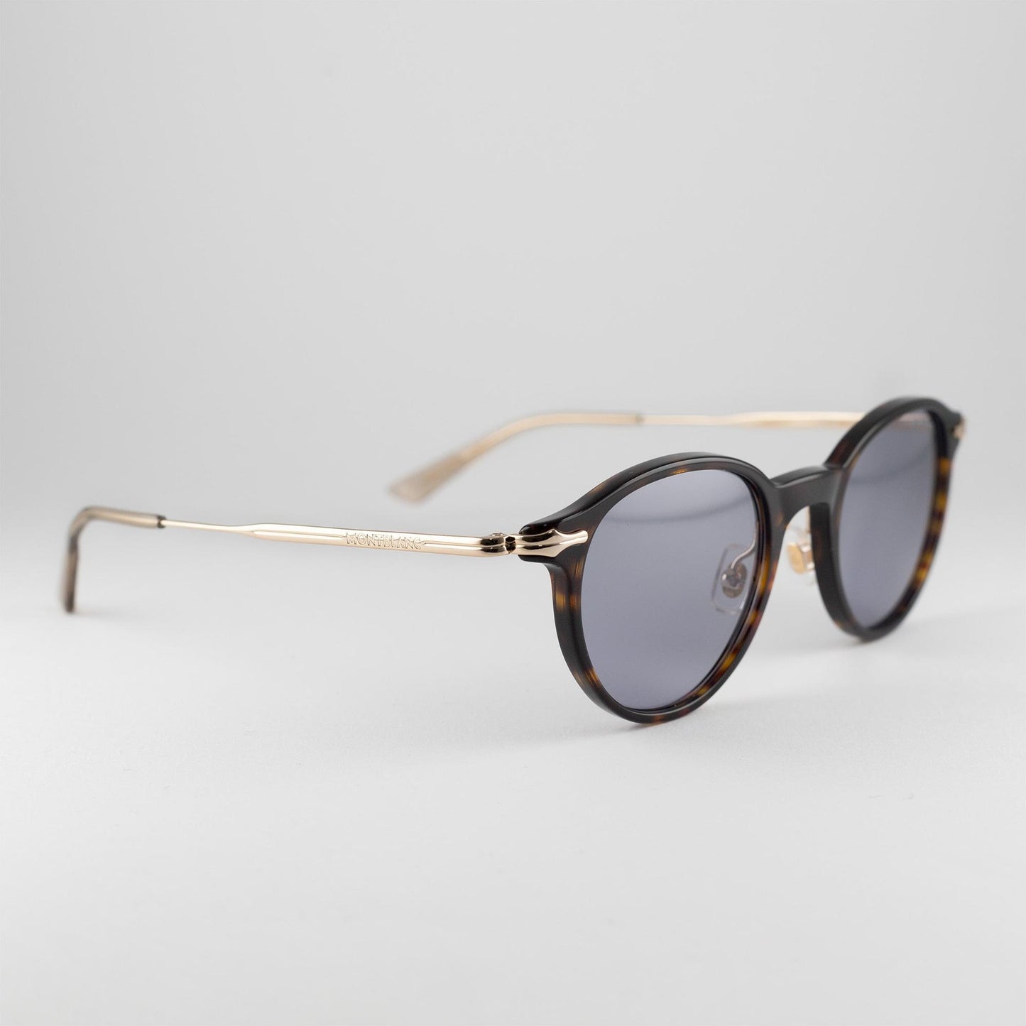 Occhiale da sole Montblanc MB0362S 002 Havana - lato - Shop Ottica Mineo