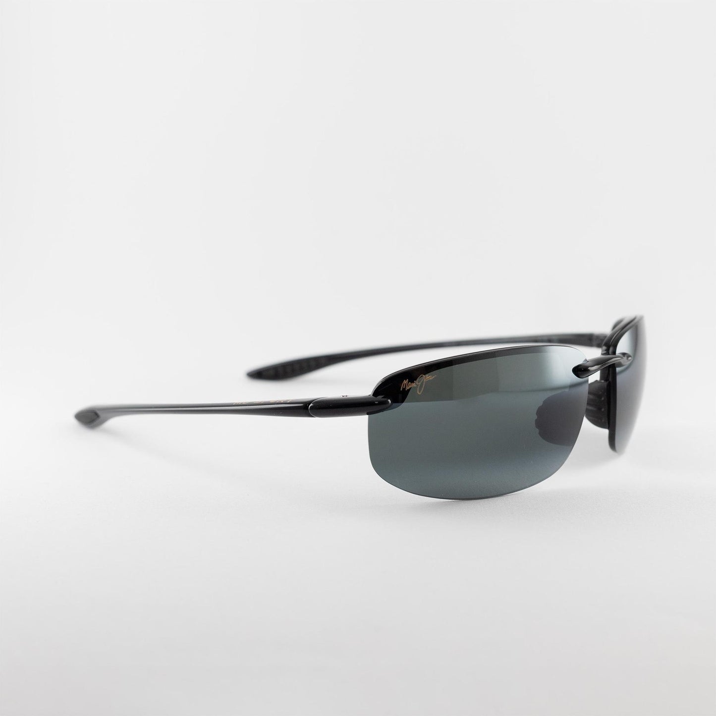 Occhiale da sole Maui Jim Ho'okipa MJ407 001 Black Polarized - lato - Shop Ottica Mineo