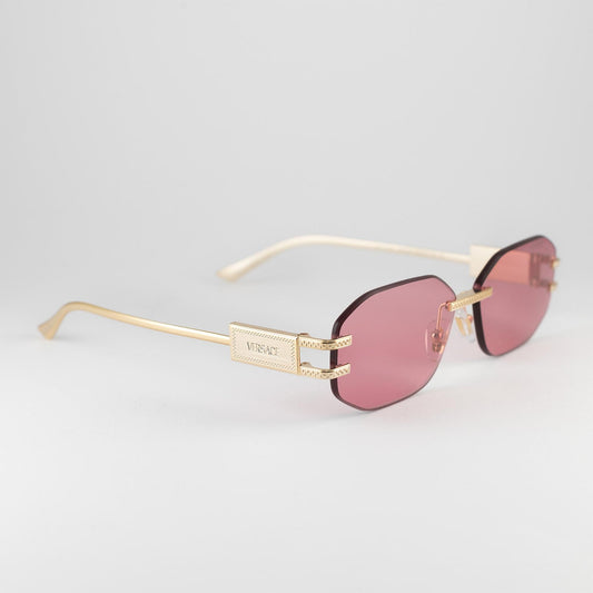 Occhiale da sole Versace MOD. 2274 1002/84 Gold - lato - Shop Ottica Mineo