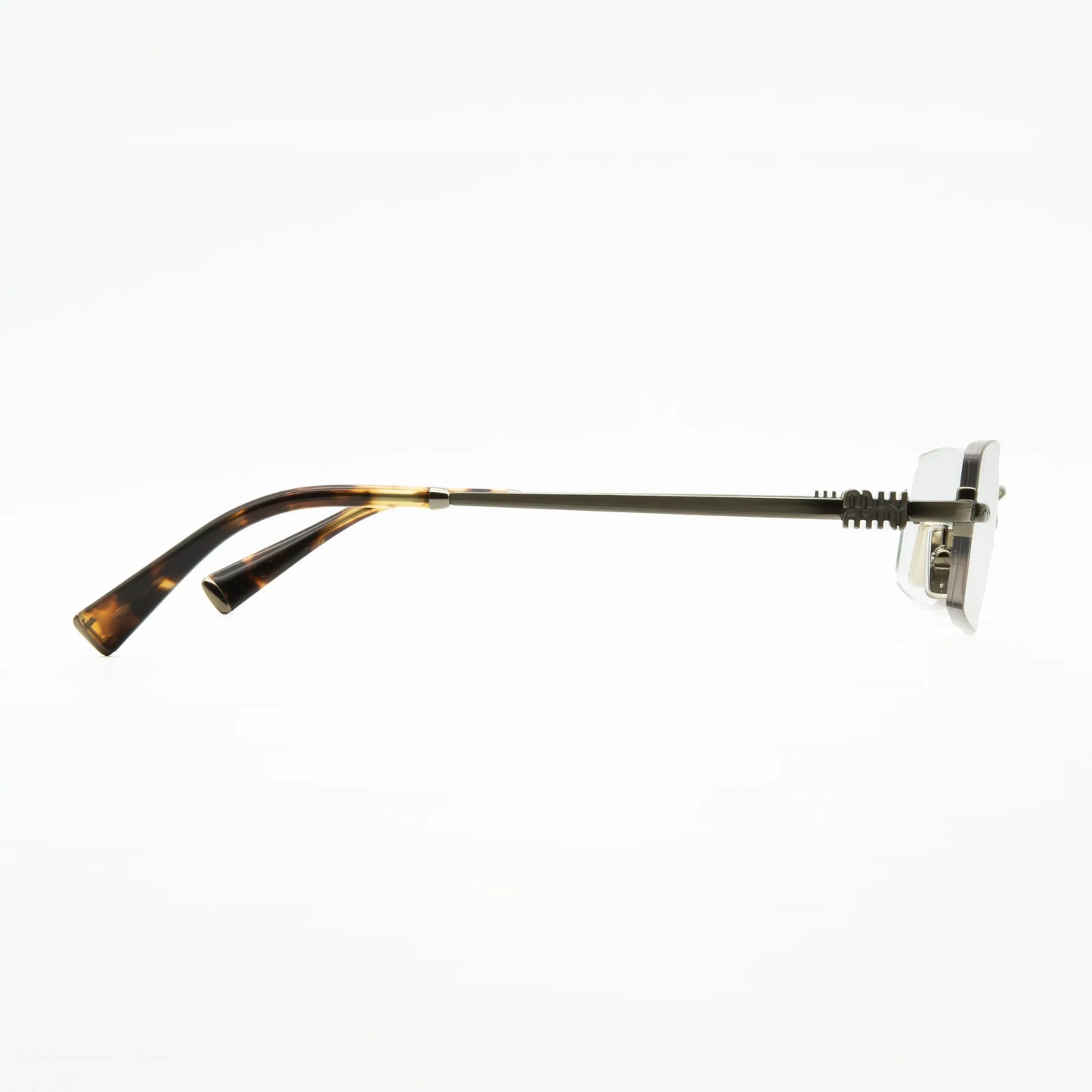 Occhiale da vista Miu Miu MU 50YV 26C1O1 Old Gold - dettaglio - Shop Ottica Mineo