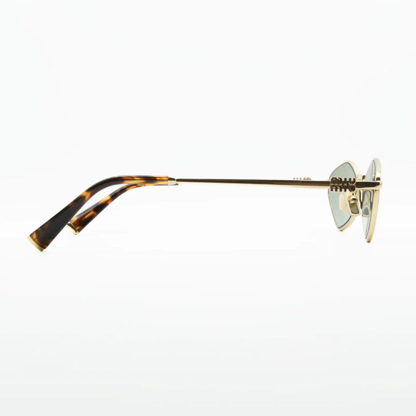 Occhiale da sole Miu Miu MU 56ZS ZVN50K Oro/ Grigio chiaro - dettaglio - Shop Ottica Mineo