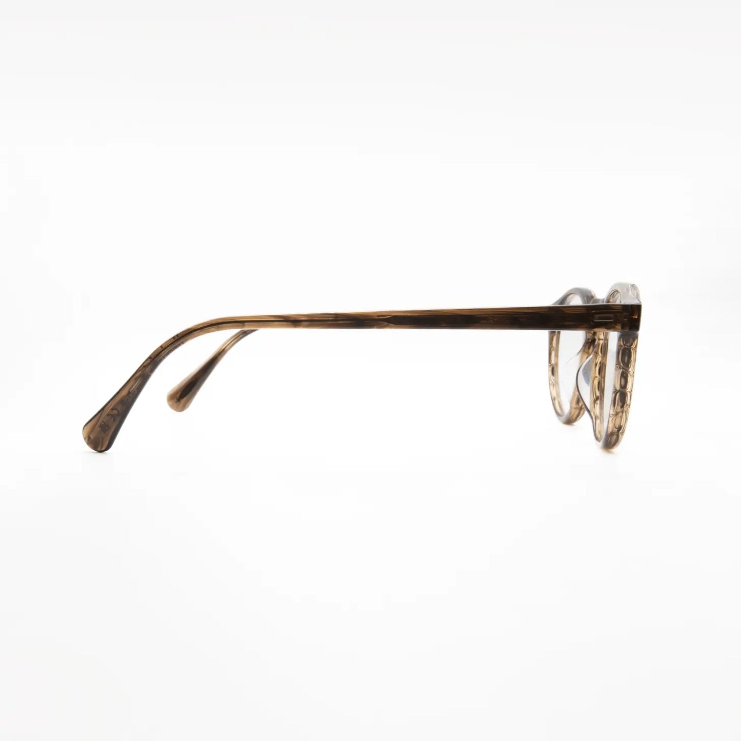 Occhiale da vista Oliver Peoples Gregory peck OV5186 1689 Fumo seppia - dettaglio - Shop Ottica Mineo