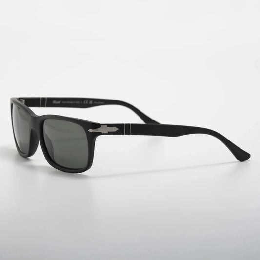 Occhiale da sole Persol PO03048S 9000/58 Black Polarized - lato - Shop Ottica Mineo