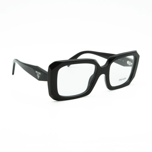 Occhiale da vista Prada PR C09V 16K1O1 Black - lato - Shop Ottica Mineo