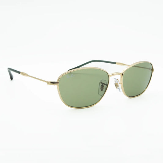 Occhiale da sole Ray-Ban RB3749 001/4E Oro/Verde - lato - Shop Ottica Mineo