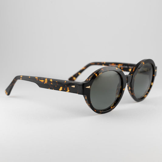 Occhiale da sole Ahlem Rue de soleil Dark turtle - lato - Shop Ottica Mineo