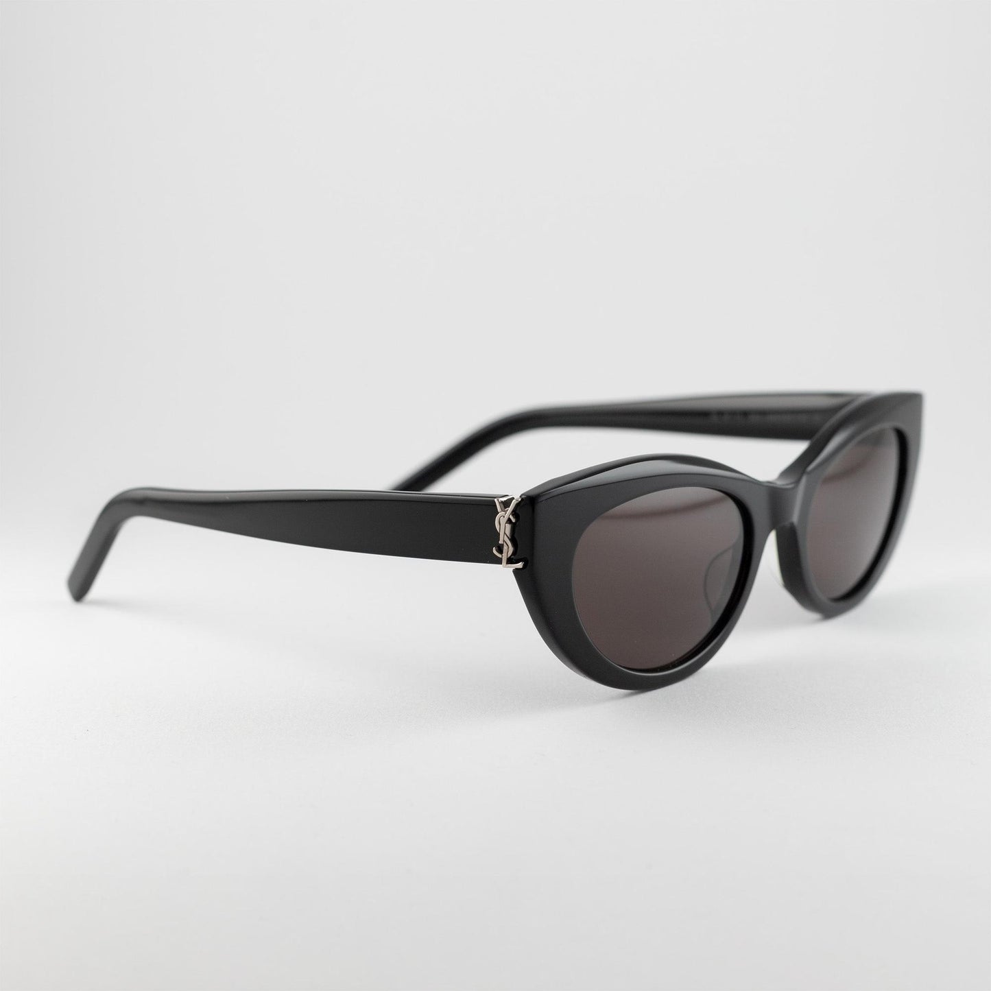 Occhiale da sole Saint Laurent SL M115 001 Black - lato - Shop Ottica Mineo