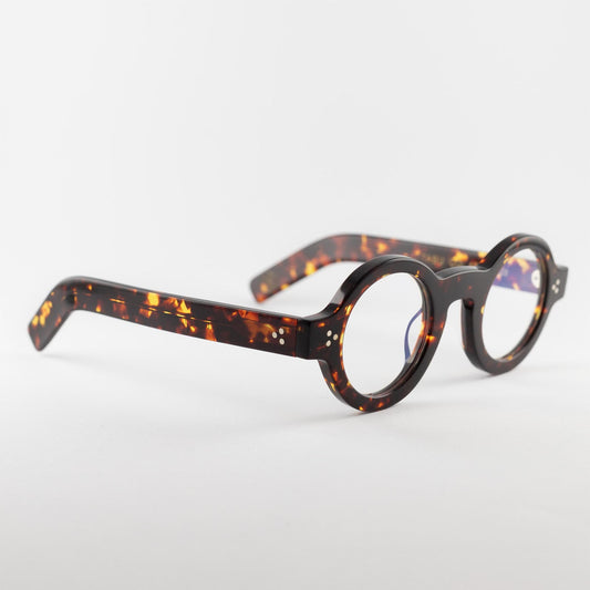 Occhiale da vista Lesca Lunetier TABU COL.424 Dark Turtle - lato - Shop Ottica Mineo