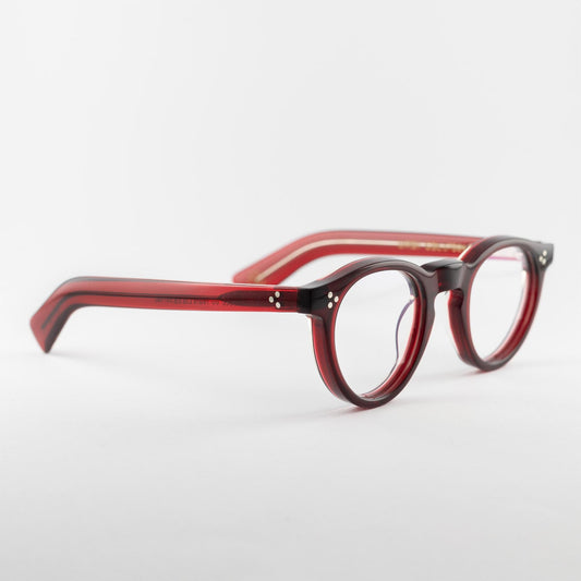 Occhiale da vista Lesca Lunetier URBI COL.LTD24 Bordeaux - lato - Shop Ottica Mineo