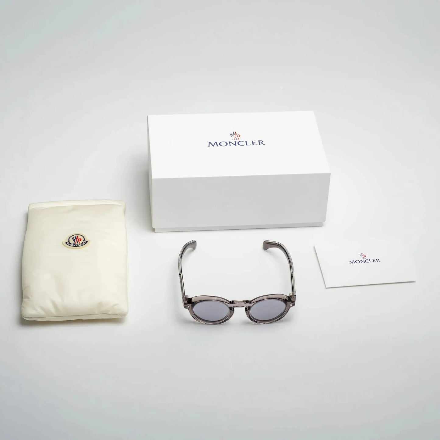 Occhiale da sole Moncler ME6012 Aurone 300987 Grey crystal - dettaglio2 - Shop Ottica Mineo