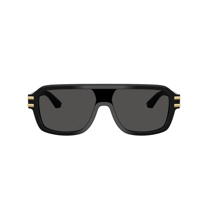 Lunettes de soleil Dolce & Gabbana DG4507 501/87 noires rectangulaires