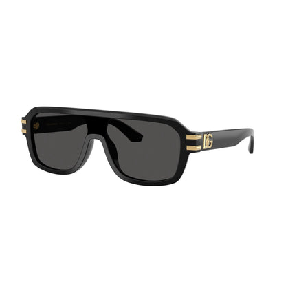 Lunettes de soleil Dolce & Gabbana DG4507 501/87 noires rectangulaires