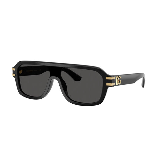 Occhiali da sole Dolce & Gabbana DG4507 501/87 neri rettangolari